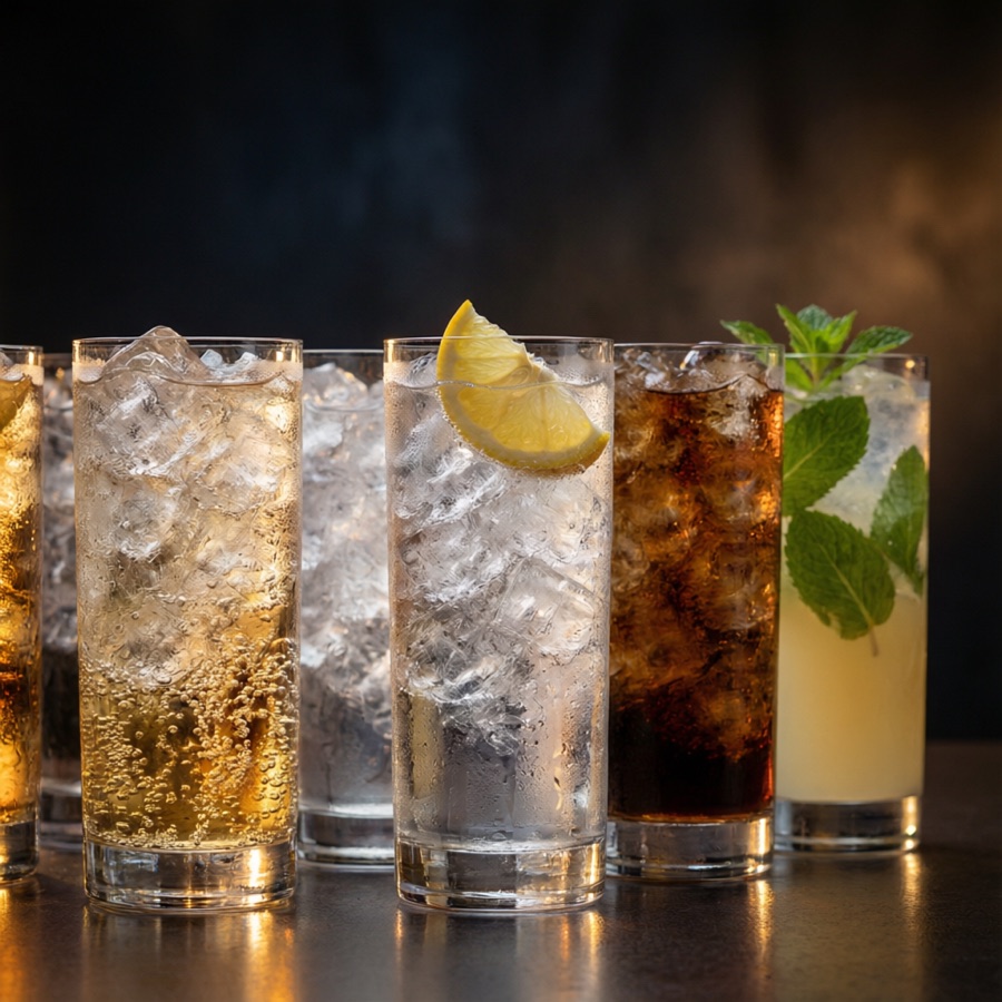 高球（Highball）家族完全解构：烈酒、气泡与比例的经典公式