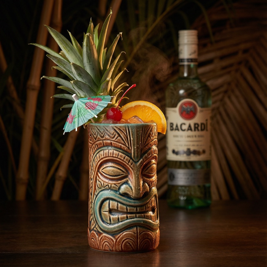 提基(Tiki)鸡尾酒流派:朗姆调配、异域糖浆与波利尼西亚想象